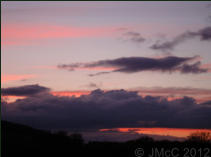 'Stourpaine Sunsets' displayed here are copyright  J McCavitt 2012